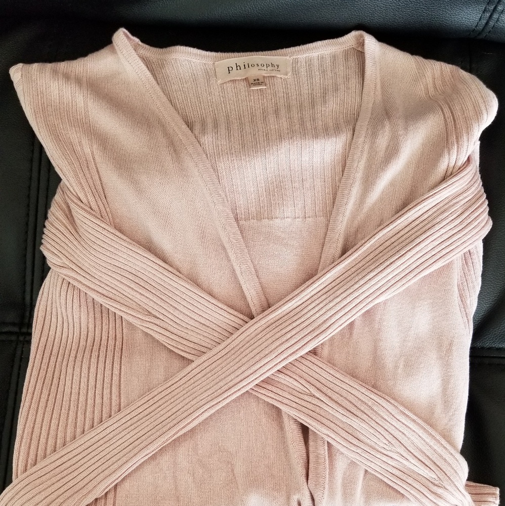 🌸🌸Pretty Blush Philosopy Open-Front Cardigan🌸🌸